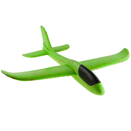 9139 POLYSTYROL FLUGZEUG SEGELFLUGZEUG DART GROSS XXL GRÜN OHNE LICHT