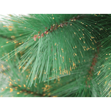 20025 KÜNSTLICHER WEIHNACHTSBAUM KIEFER GOLD MIT KRISTALLEN