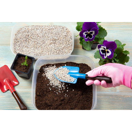 BIO2 BIOVITA GARTENBAU-PERLIT 10L NATÜRLICHER BODENVERBESSERER BODENZUSATZ