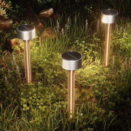 TG60448 Solar-Gartenlampe modern transparent