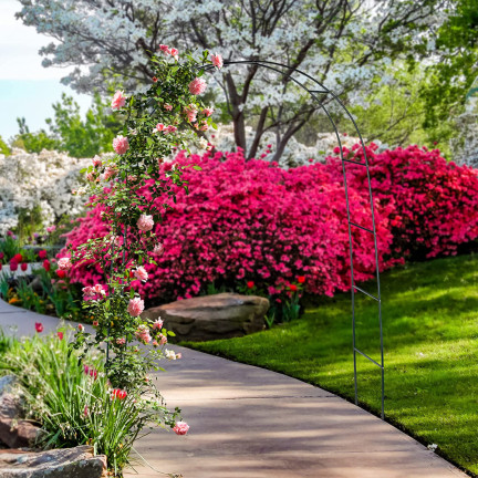 PERG-N3214 zahradní kovový oblouk pro růže květiny větve 240cm