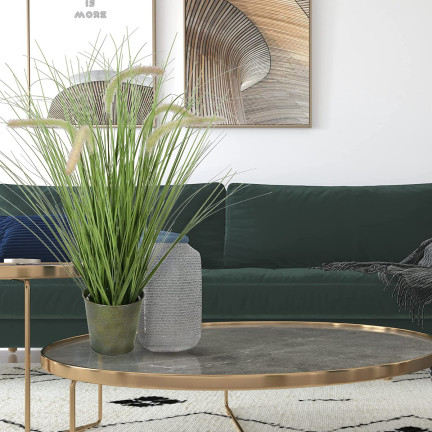 CV15459 Pampas grass in a pot—artificial decorative plant