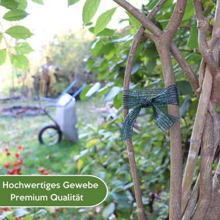 Gartenbauband für pflanzenstützen bäume sträucher kletterpflanzen 3m grün