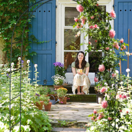 PERG-N3214 zahradní kovový oblouk pro růže květiny větve 240cm