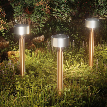 TG60448 Solar-Gartenlampe modern transparent