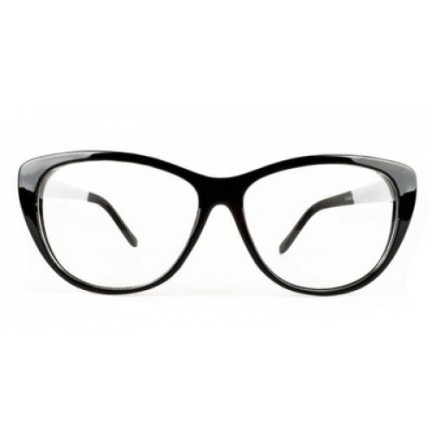 SS66 CAT-EYE-BRILLE SCHWARZ