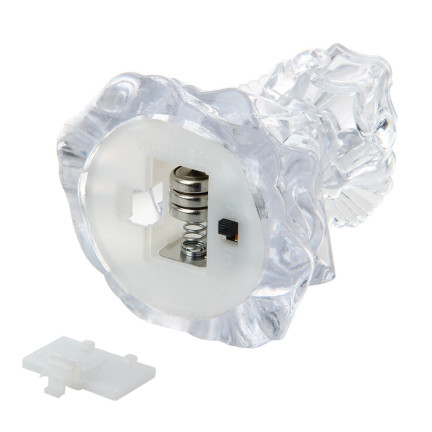 TG51123 LED akrylová figurka anděla pro betlém + BATERIE svítící vánoční dekorace
