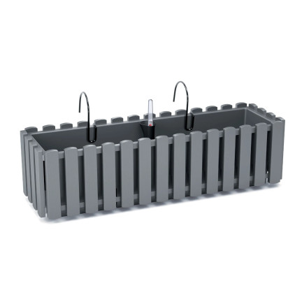 DDEF600W-405U Balkon Topf 58cm mit Griffen Feuchtigkeitsmesser Stone