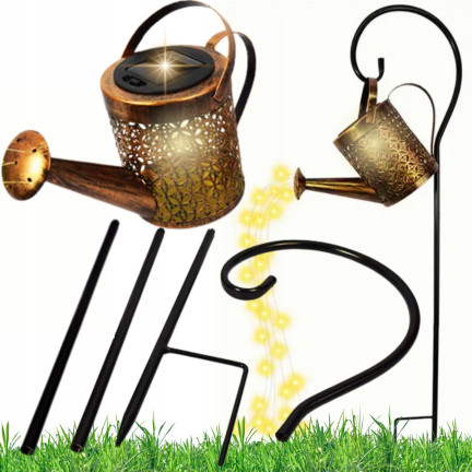 TG71284 SOLAR GIESSKANNENLAMPE GARTEN DEKORATIVE LAMPE
