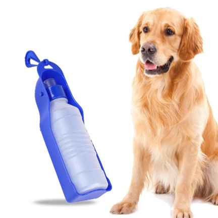 XA124B přenosná láhev pro psy se svorkami 250 ml