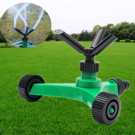 TG56046 GARDEN SPRINKLER Drehbarer Sprinkler auf Wagen mit Schnellkupplung