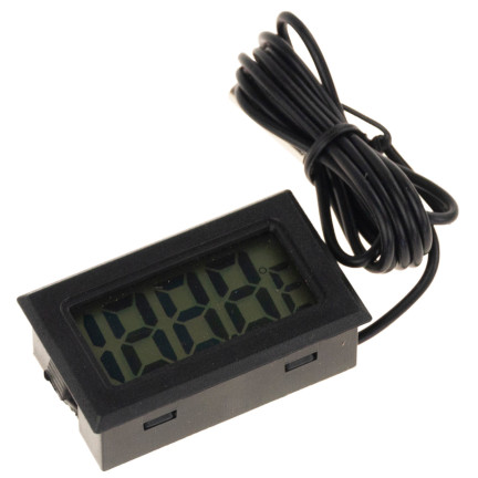 AF23 ELEKTRONICKÝ LCD TEPLOMĚR S AKVARIJNÍ SONDOU