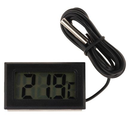 AF23 ELEKTRONICKÝ LCD TEPLOMĚR S AKVARIJNÍ SONDOU