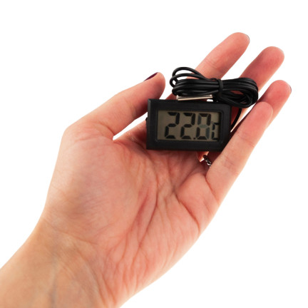 AF23 ELEKTRONICKÝ LCD TEPLOMĚR S AKVARIJNÍ SONDOU