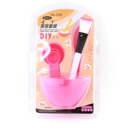 AG172A MASKENSET ROSA SCHALENBÜRSTE