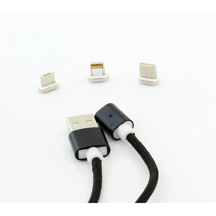 AK239 USB MAGNETICKÝ MIKROKABEL 3 v 1