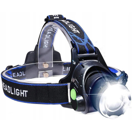 XA121 LED ZOOM ZOOM CREE XML T6 Stirnlampe Akku + Ladegerät