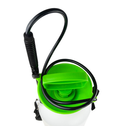 AOK2750 8L Manual Garden Pressure Sprayer, High-Powered with Adjustable Nozzle + Long Lance