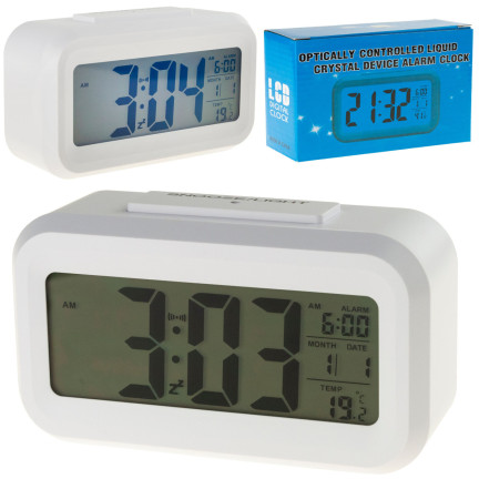 AP29 WECKER DIGITALUHR GROSSES LCD-THERMOMETER TISCHKALENDER SNOOZE