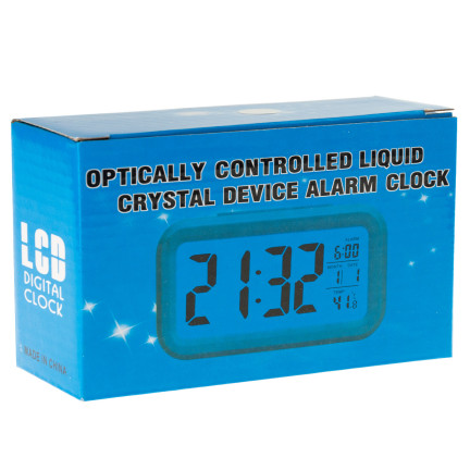 AP29 WECKER DIGITALUHR GROSSES LCD-THERMOMETER TISCHKALENDER SNOOZE