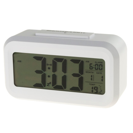 AP29 WECKER DIGITALUHR GROSSES LCD-THERMOMETER TISCHKALENDER SNOOZE