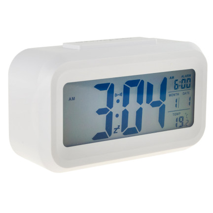 AP29 WECKER DIGITALUHR GROSSES LCD-THERMOMETER TISCHKALENDER SNOOZE