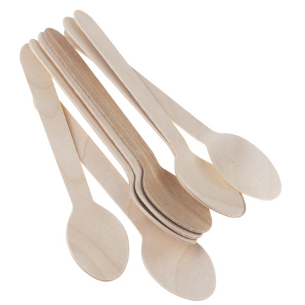 ARP7874 HOLZLÖFFEL LÖFFEL 16 CM 8 STÜCK GRILL GRILLPARTY PARTY