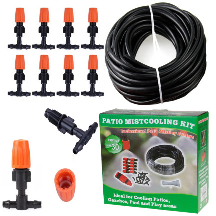 TG56052 Pflanzenbewässerungsset Gartenschlauch Bewässerungsschlauch Wasservorhang
