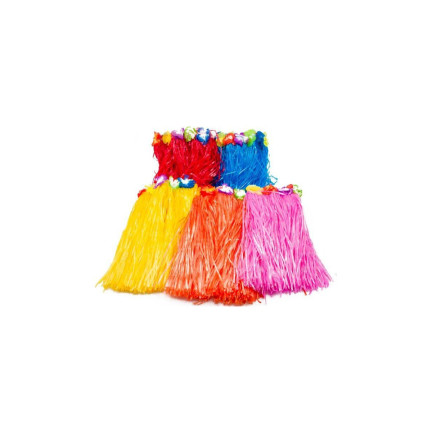 SP53 Hawaiian skirt, Hawaiian flowers, party