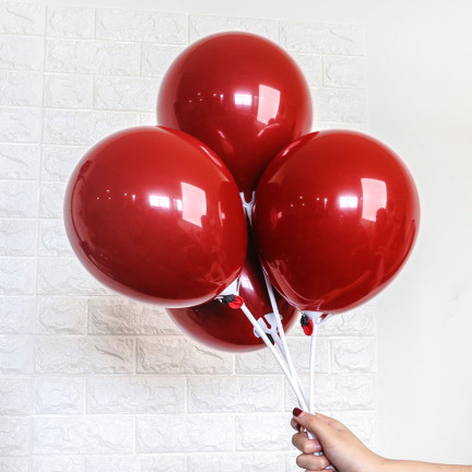 TG53244F METALLIC BALLOONS 5 STÜCKE ROSE CHROME BIRTHDAY Fuchsia