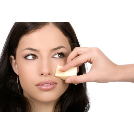 TG56463 HOUBIČKY NA MAKE-UP TROJÚHELNÍKOVÉ HOUBIČKY 6KS PUDR