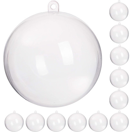TG39029-BN BOMBLE ACRYLIC FULL FOLDING BALLS PLASTIC 5cm TRANSPARENTNÍ