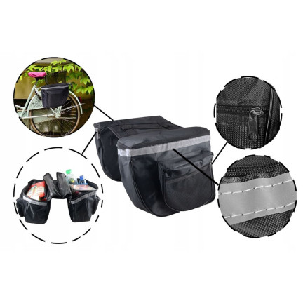 NN32 DVOJITÁ BRAŠNA NA ZAVAZADLA PRO JÍZDNÍ KOLO