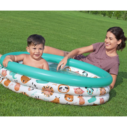 51008 Kinderbecken aufblasbares Planschbecken Fische