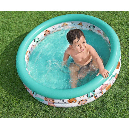 51008 Kinderbecken aufblasbares Planschbecken Fische