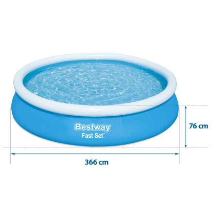57273 Bestway FAMILY GARDEN BASIN 366x76cm