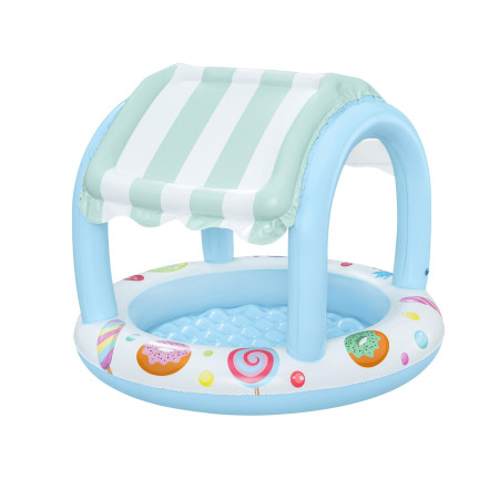 52638 Pool with canopy, children's pool, inflatable bottom, Bestway 34L, 1.04 x 0.84 m