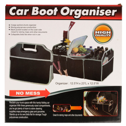 BB36 Auto Kofferraum Organizer Faltbare Kofferraum-Tasche Gadget Universal Klapp-Box