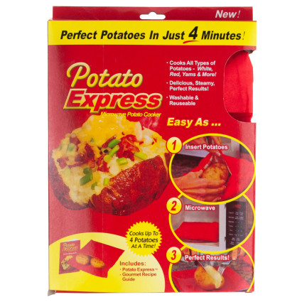 BB60 Microwave Potato Baking Bag – Potato Express, 4 minutes