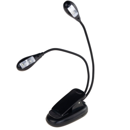 BB80 USB OBOUSMĚRNÁ LAMPA S KLIPY PRO ČTENÍ PRÁCE
