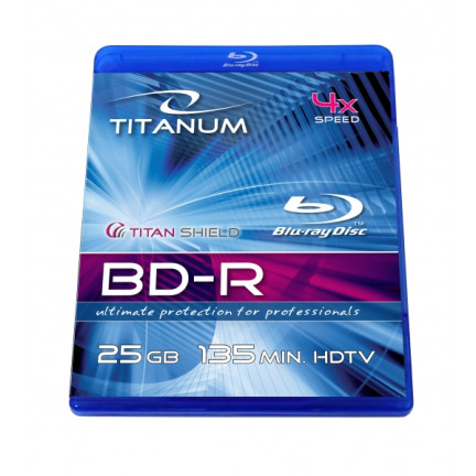 BDR0009 BD-R TITANUM 25GB X4 - BLU-RAY BOX 1 KS.