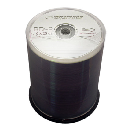 BDR0021 BD-R ESPERANZA 25GB X6 - DORTOVÁ KRABIČKA 100 KS.