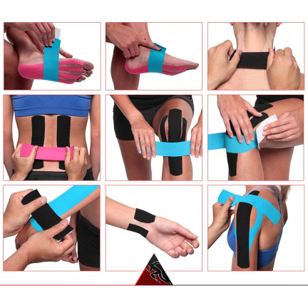 TG56507 KINESIOTAPING TAPE TEJPY PLASTERS 5m auf Knie Gesicht Schulter