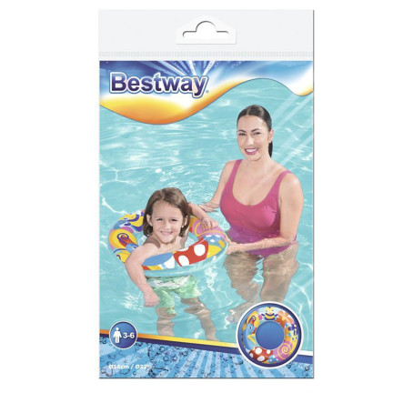 36013 BESTWAY NAFUKOVACÍ PLOVACÍ KOLO VÍCEBAREVNÉ