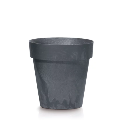 DCUB170E-S433 decorative plant pot, concrete-effect, gray, plastic, 2.2 L