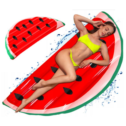2651 STRAND AUFBLASBARE MATRATZE XXL WASSERMELONE FÜR SCHWIMMBAD STRAND URLAUB