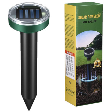 TG60447 SOLAR MAULWURFSABSCHRECKUNG ULTRASCHALL NAGETIERABSCHRECKUNG FÜR DEN GARTEN