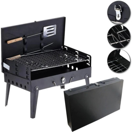 TG71414 TOURISM PORTABLE TOURISM FOLDING GRILL + příslušenství