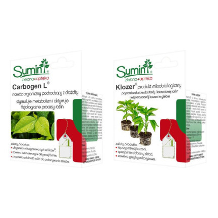 SUM34 KLOZER & CARBOGEN L SUMIN EKOLOGICKÝ DVOJbalení na škůdce v plodinách 2x20ml