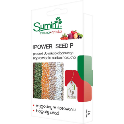 Organic seed treatment, natural, rich formula, Power Seed, 5g